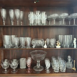 HUGE Gorgeous Lot Of Vintage Barware Glassware Drinkware In Excellent Condition (Lroom)