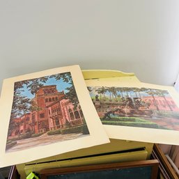Vintage Sweney Art Print Pair No. 2 (Office)