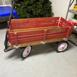 Vintage Town & Country Red Wagon With Detachable Sides (B3)