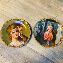 Two Norman Rockwell 'Rediscovered Women' Decorative Plates (Basement 1)