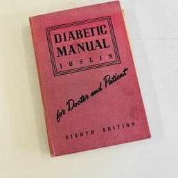 Vintage 1948 Diabetic Manual Book
