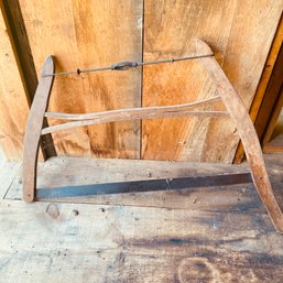 Vintage Logging Cross Cut Saw (Barn)