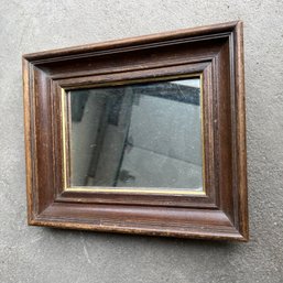 Small Wooden Framed Mirror (garage)