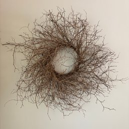 Pair Of Twig Wreathes (2- LR Wall)