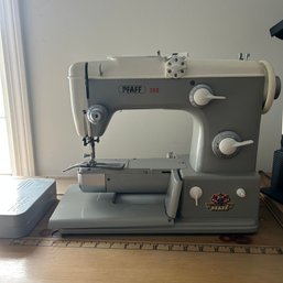 PFAFF Sewing Machine: Model 360 With Amazing Mid Century Modern Cabinet (BR)