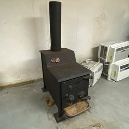 Vintage Old Mill Cast Iron Flat Top Stove Model OM25 - See Notes (B3)