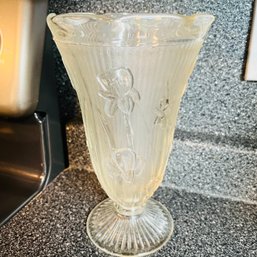 Vintage Glass Footed Vase No. 2 (Kitchen)