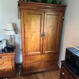 Large Armoire Cabinet With Two Drawers (1st Fl. BR)