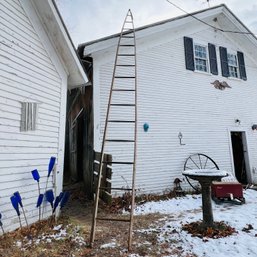 Wow! Super Tall Vintage Apple Picking Ladder (barn)