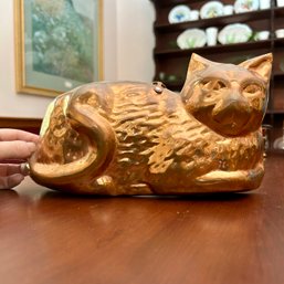 Vintage Copper Cat Mold (DR)