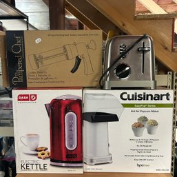 Electric Kettle, Popcorn Machine, Toaster, Pampered Chef (RIGHT)