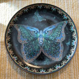 Enchanted Wings Emerald Elegance Plate By Oleg Gavrilov W/ Certificate Of Authenticity
