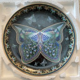 Enchanted Wings Jade Treasures Plate By Oleg Gavrilov W/ Certificate Of Authenticity