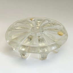 Vintage Chantal Heavy Glass Trivet, Candle Stand (Living Room) (MB5)