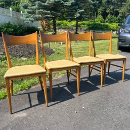 Wow! 4 Vintage MCM Paul McCobb For CALVIN Dining Chairs - See Notes