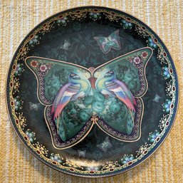 Enchanted Wings Ruby Radiance Plate By Oleg Gavrilov W/ Certificate Of Authenticity