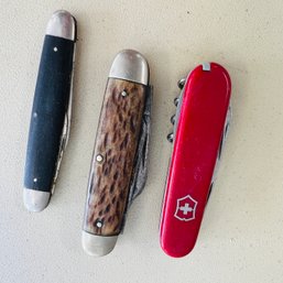 Pocket Knives - Set Of Three