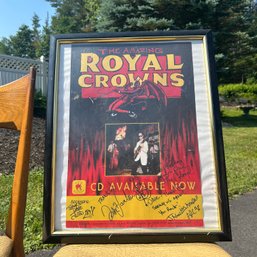 Autographed The AMAZING ROYAL CROWNS Poster, Framed