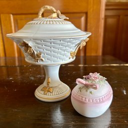 Pair Of Vintage LEFTON Fine China Pieces (entry)