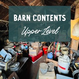 Barn Upper Level Contents - See Video Walkthrough