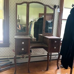 Vintage/Antique Vanity Table, Needs Some Work (B2)