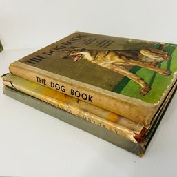 Vintage Books: The Dog Book, Indians Of Yesterday And Jolly Outdoor Life (garage Left)