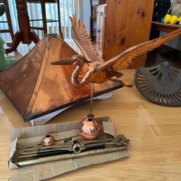 Wow! Copper Heron Weathervane (LR)