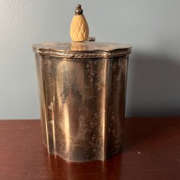 Small Metal Box With Hinged Lid (LR)