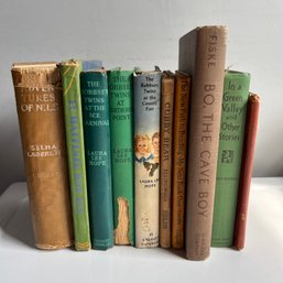 Vintage Juvenile Fiction Book Lot: Bobbsey Twins, Cubby Bear, Etc. (LL)