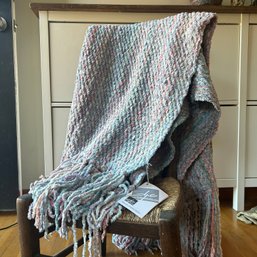 Handwoven Vintage Chenille Throw By Artist Diane Jackson Cole (DJC)