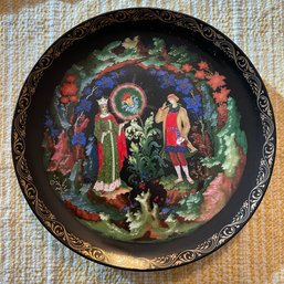 Russian Legends Collection Plate 'The Stone Flower' W/ Cert. Of Authenticity (A12)