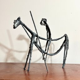 Metal Don Quixote Statue Figurine - See Notes