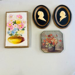Assortment Of Vintage Plaques - One Dated 1938