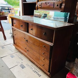 Vintage Dresser With Mirror - As Is