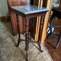 Beautiful Vintage/Antique Marble Topped Table (MB)