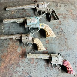 Set Of Four Toy Guns: Hubley, Halco And Special