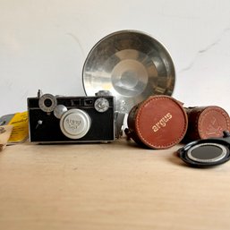 Vintage ARGUS Model C3 Camera With Extra Lenses & Accessories (IS)