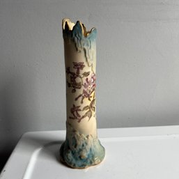 Antique Robert Hanke RH Floral Vase - As Is (lL)