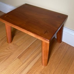 Small Solid Wooden Foot Stool (LR)