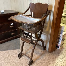 Antique High Chair (Laundry Room)