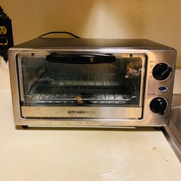 KitchenSmith Stainless Steel And Black Toaster Oven (Kitchen)