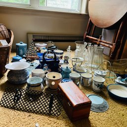 Huge Glassware Lot With Assorted Decorative Items (BR 2)