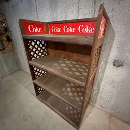 Vintage Coca-Cola Coke Shelf (LR)