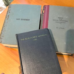 Vintage 1940s Navy Books/manuals (LL)