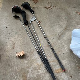 Four Assorted Golf Clubs Including Nike, King LTD (LR)