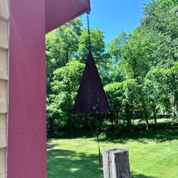 Bar Harbor Bell Wind Chime-wear Due To Weather Still Makes Lovely Chimes! (barn 3 Outside Corner)