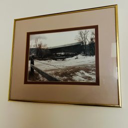 Framed Photo Print Of Covered Bridge (BR 2)