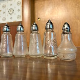 Five Vintage Salt & Pepper Shakers