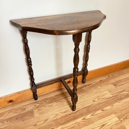 Vintage NH Made Demilune Table (BR 2)