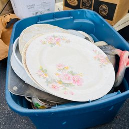 Vintage Dishes And Pitcher - Assorted Pieces